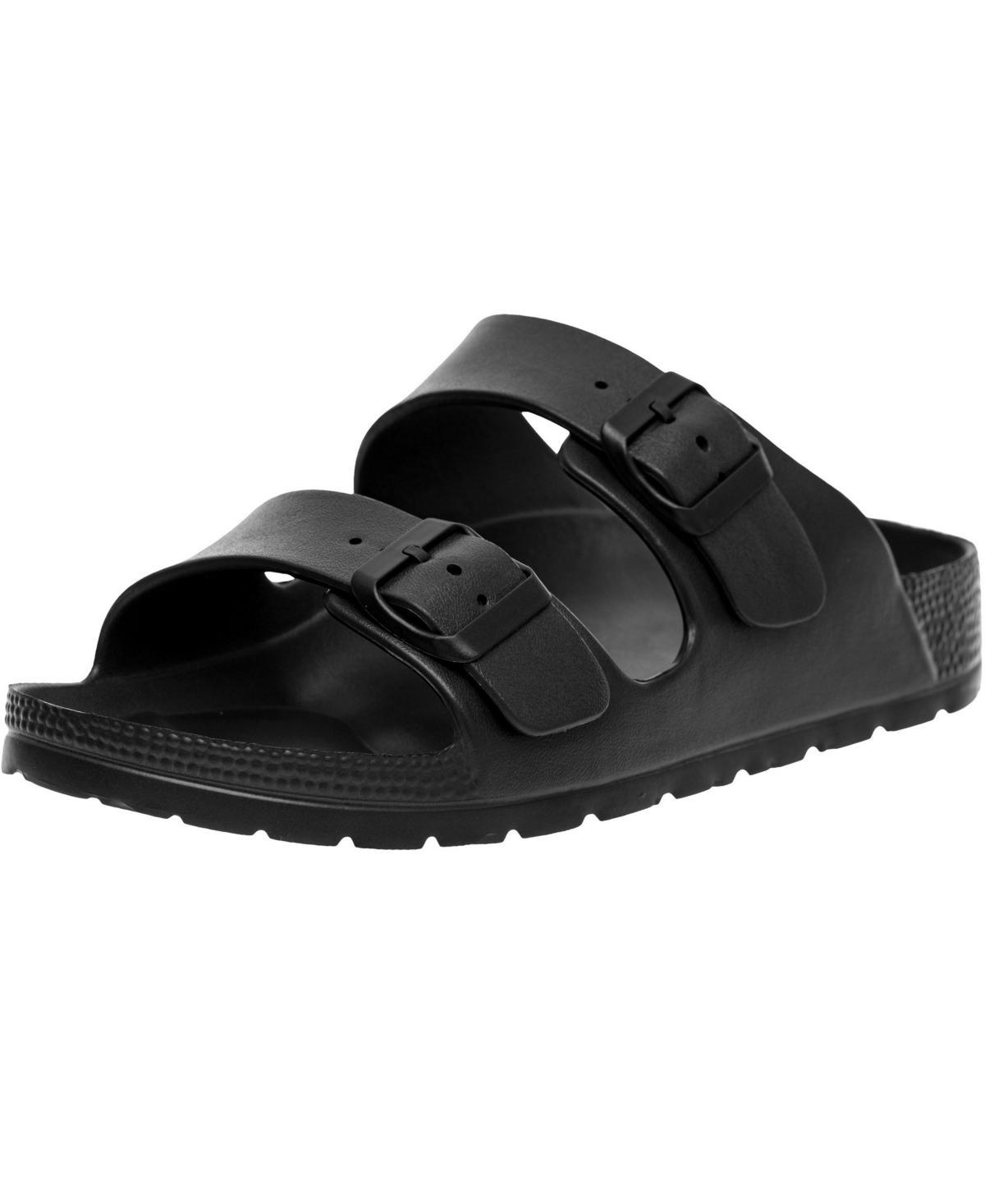 Alpine Swiss Mens Double Strap Eva Slide Sandals Sole Flat Casual Comfort Shoes Product Image