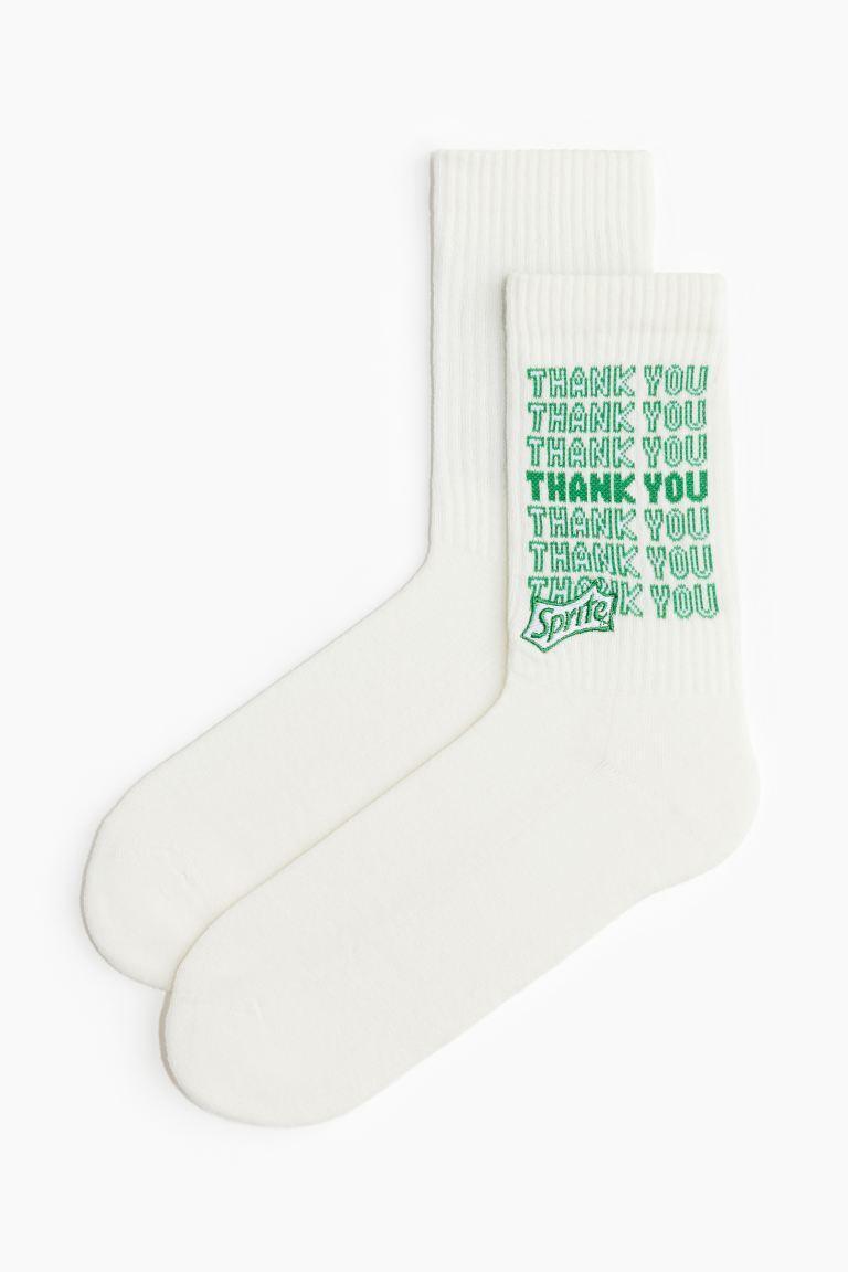 Motif-detail Socks Product Image