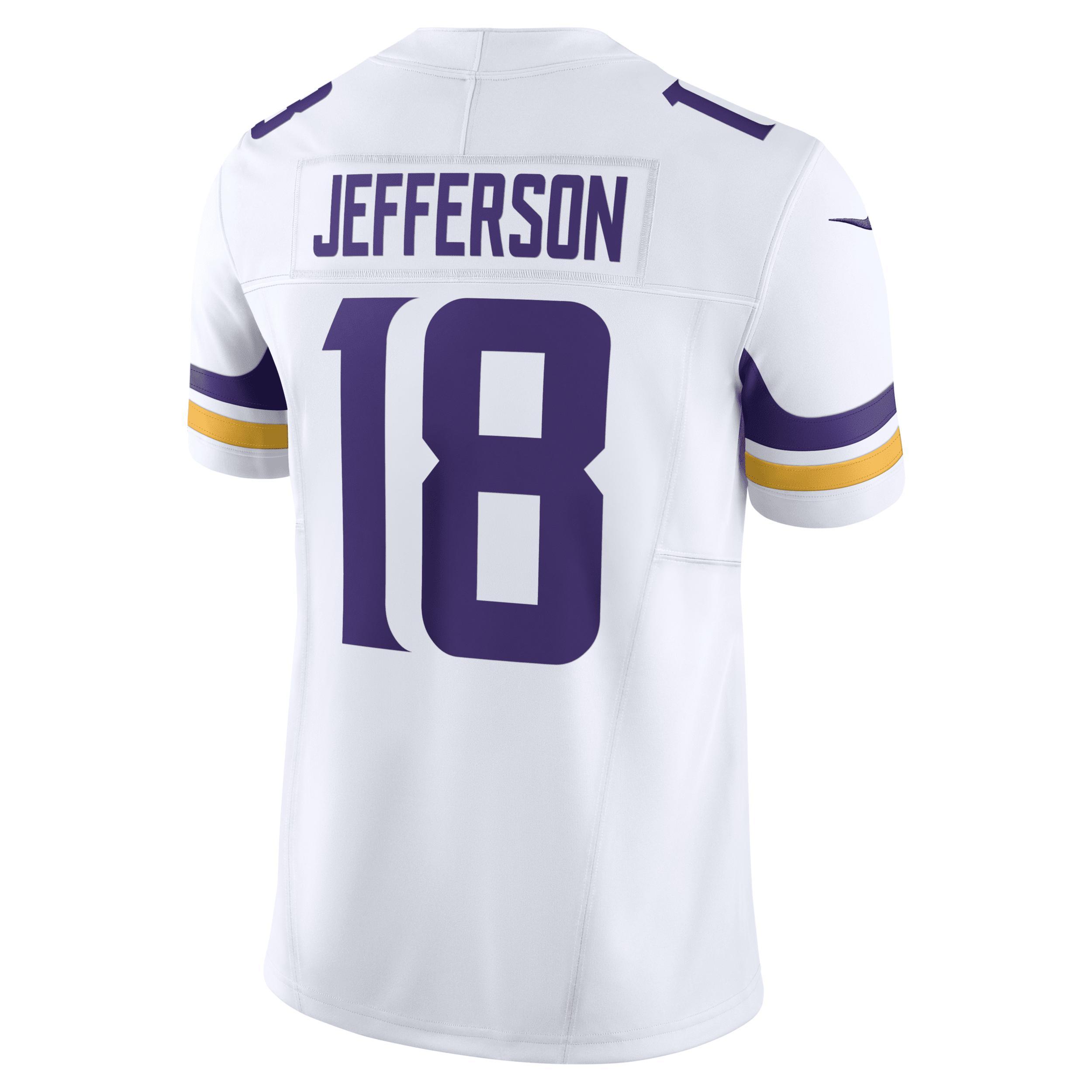 Mens Nike Justin Jefferson Minnesota Vikings Vapor F.U.S.E. Limited Jersey Product Image