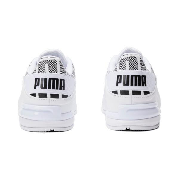 PUMA Viz Runner Repeat Men's Running Sneakers in White/Black Product Image