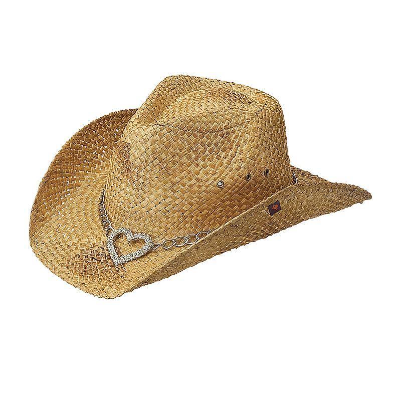 Womens Peter Grimm Heart Western Cowboy Hat Product Image