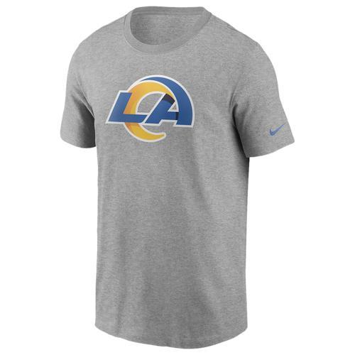 Mens Nike Heathered Gray Los Angeles Rams Primary Logo T-Shirt Product Image