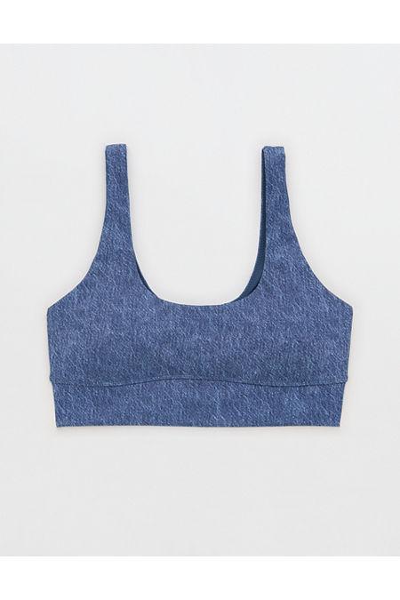 AE x Aerie Match Made In Denim Goals Scoop Sports Bra Women's Product Image