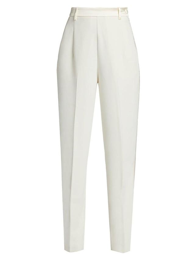 Womens Anton Crepe Straight Tuxedo Pant Product Image