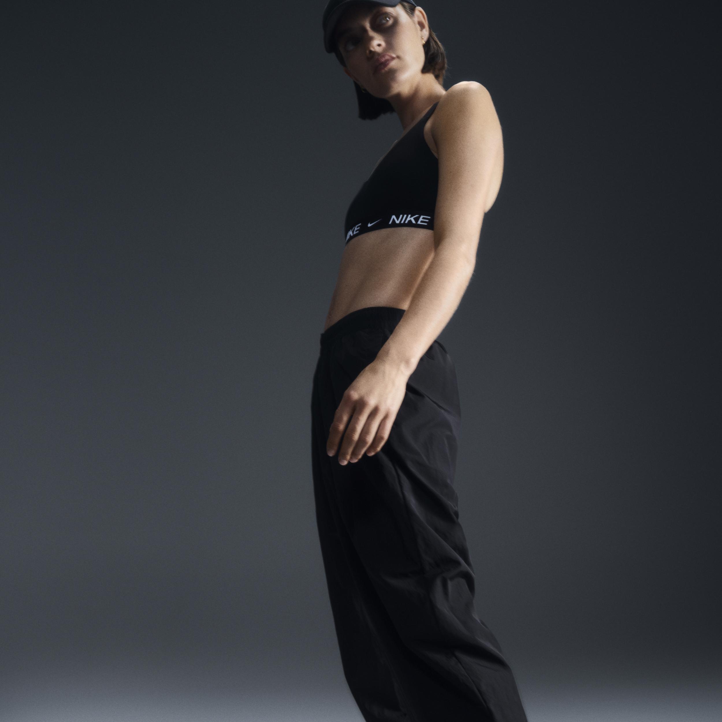 Women's Nike Sportswear Essential Mid-Rise Oversized Woven Jogger Pants Product Image