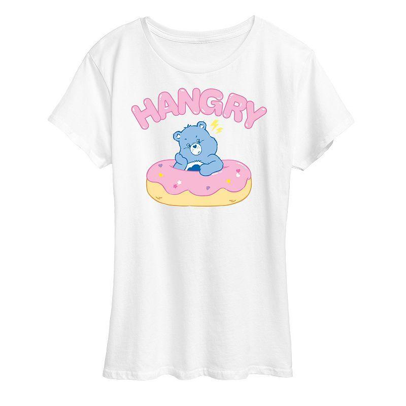 Womens Care Bears Hangry With Donut Graphic Tee Product Image