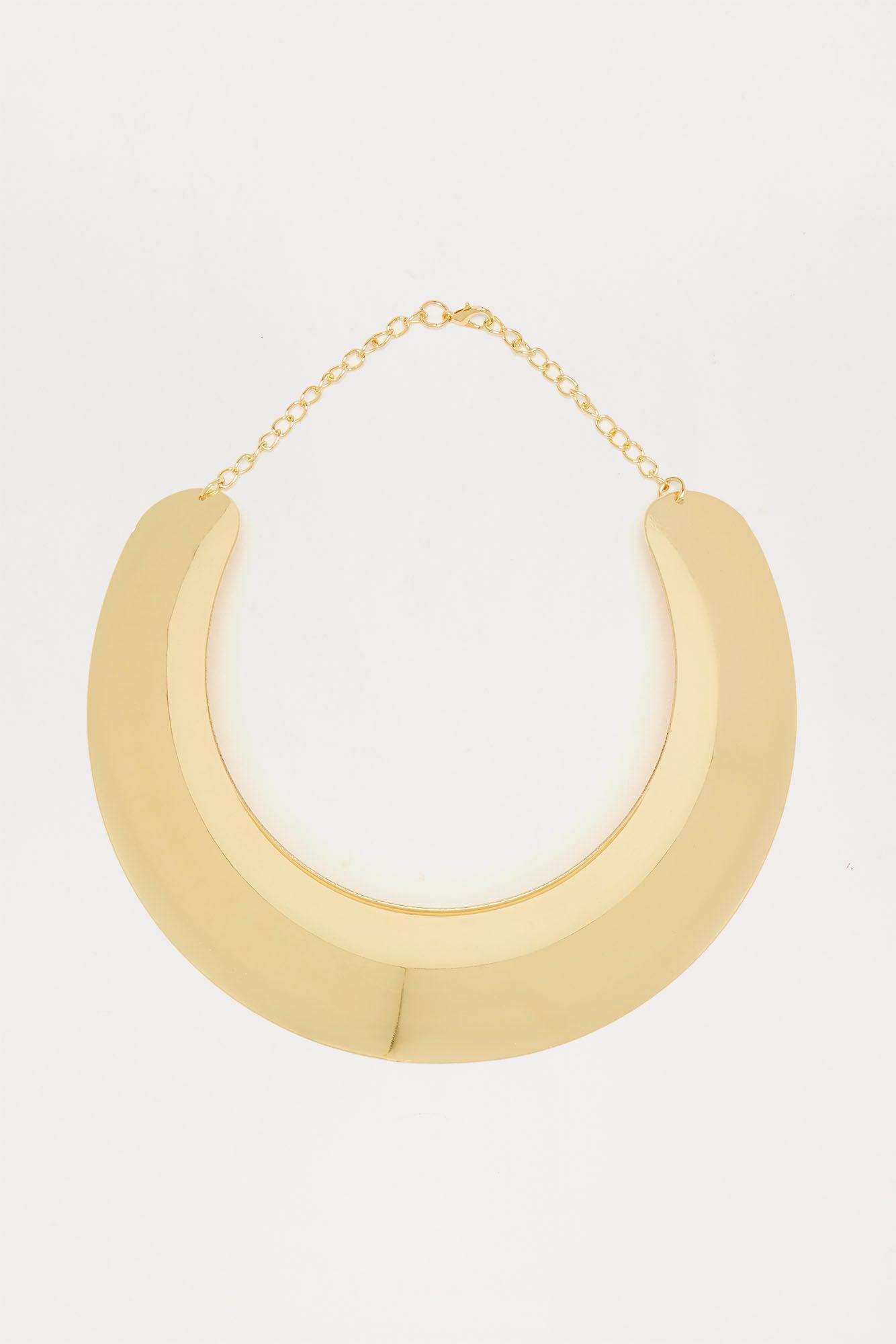 Level Up Choker Necklace - Gold Product Image