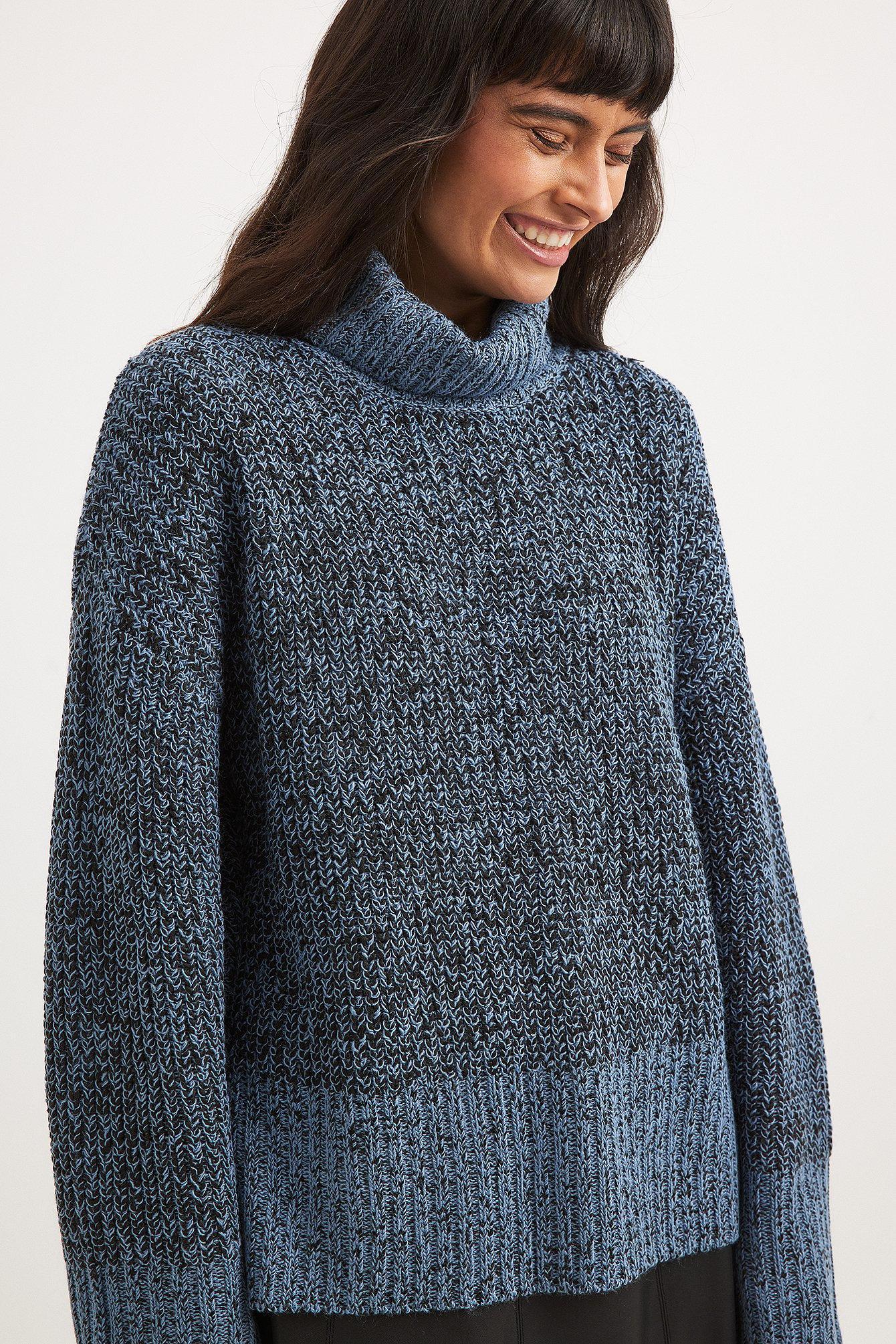 Turtleneck Knitted Sweater Product Image