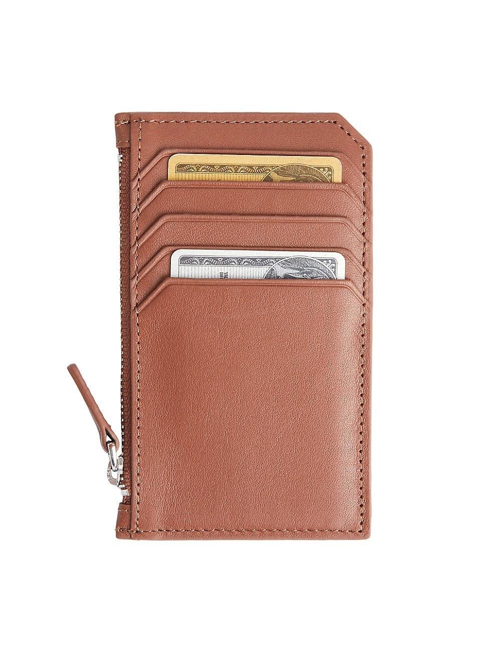 ROYCE New York Zip Leather Card Case Product Image