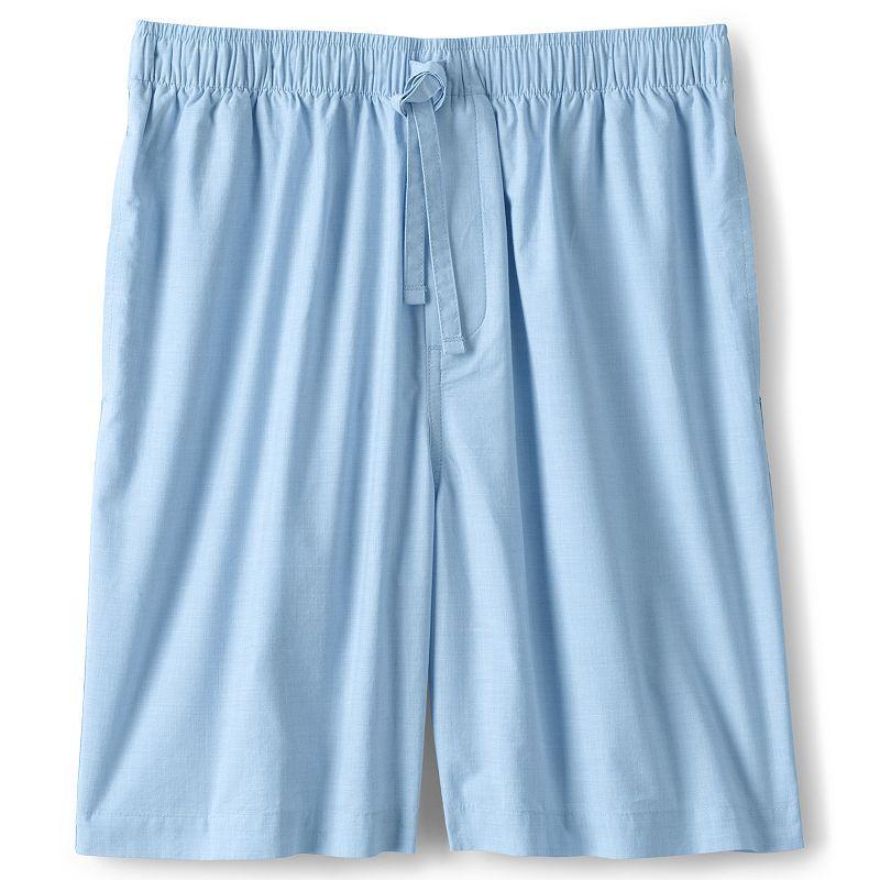 Lands End Mens Poplin Pajama Shorts Product Image