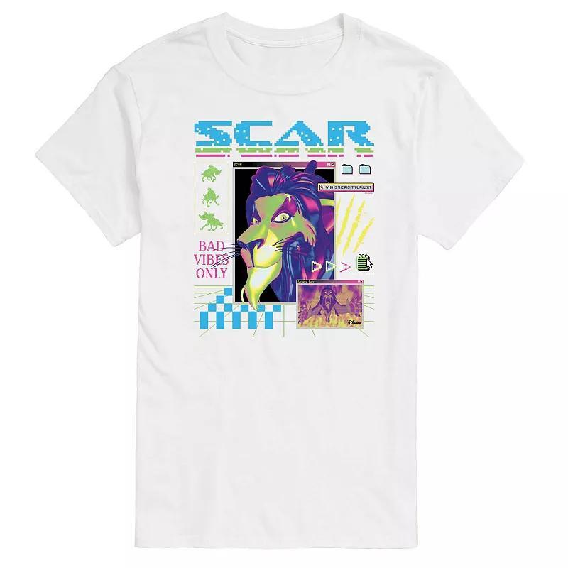 Disneys Villains Lion King Scar Mens Desktop Graphic Tee Product Image