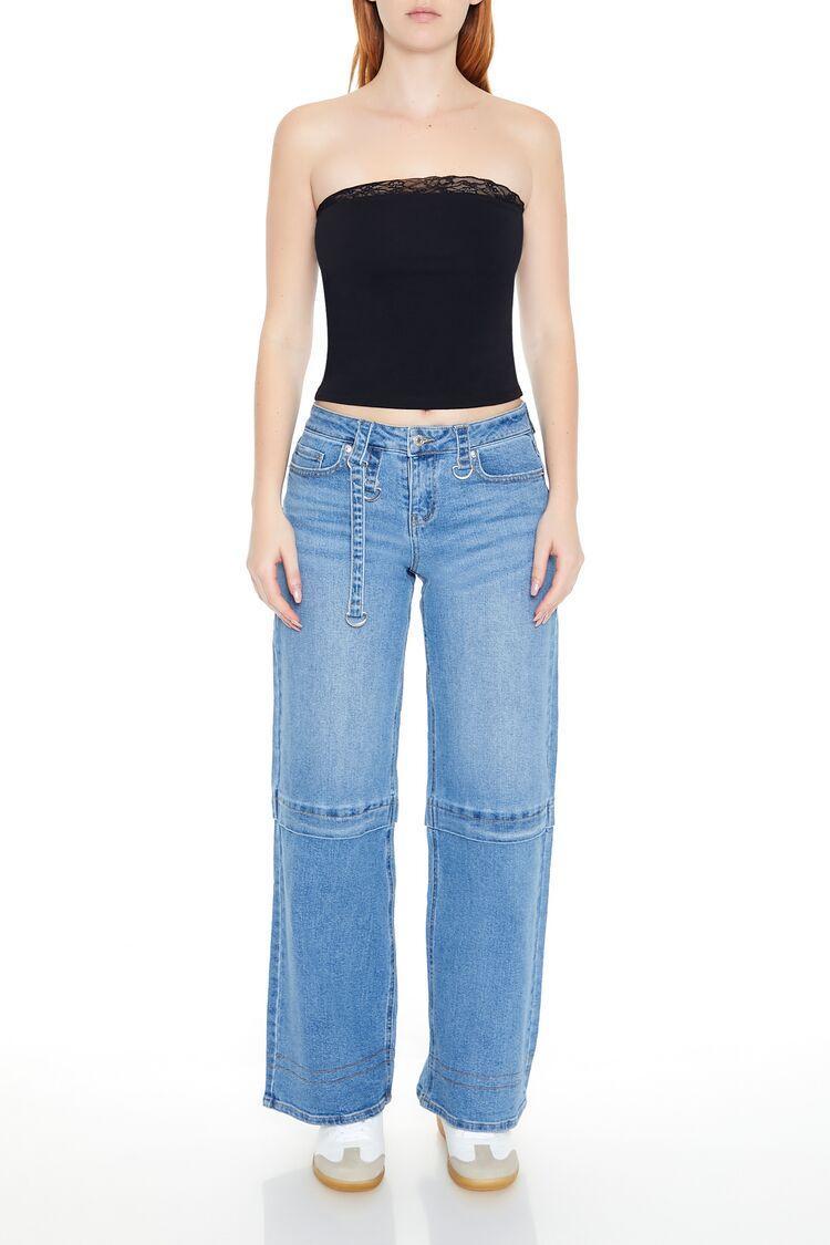 Utility Wide-Leg Jeans | Forever 21 Product Image