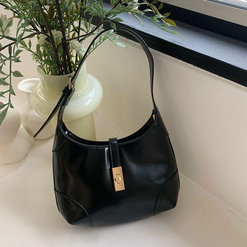 Faux Leather Shoulder Bag Product Image