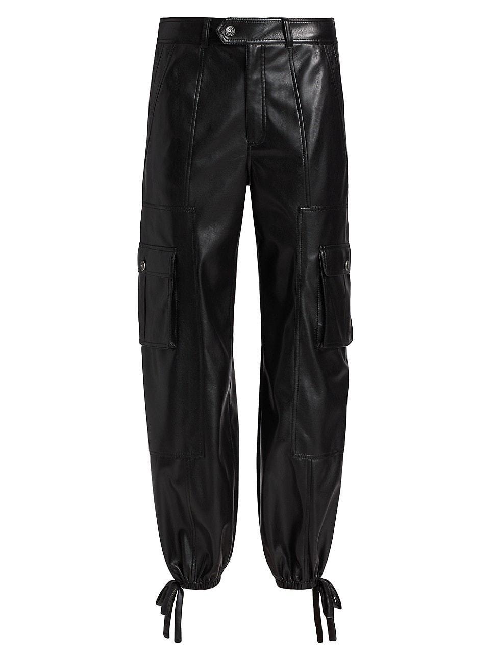 Womens Zola Faux Leather Pants product image