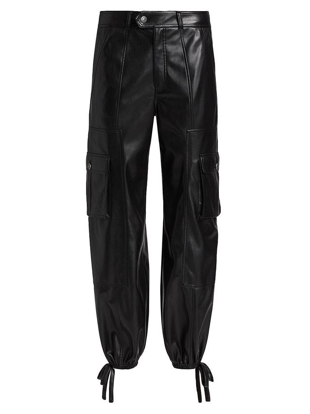 Womens Zola Faux Leather Pants Product Image