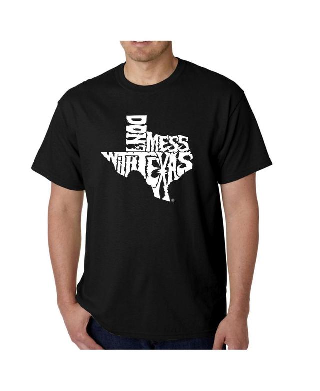 La Pop Art Mens Word Art T-Shirt - Dont Mess with Texas Product Image