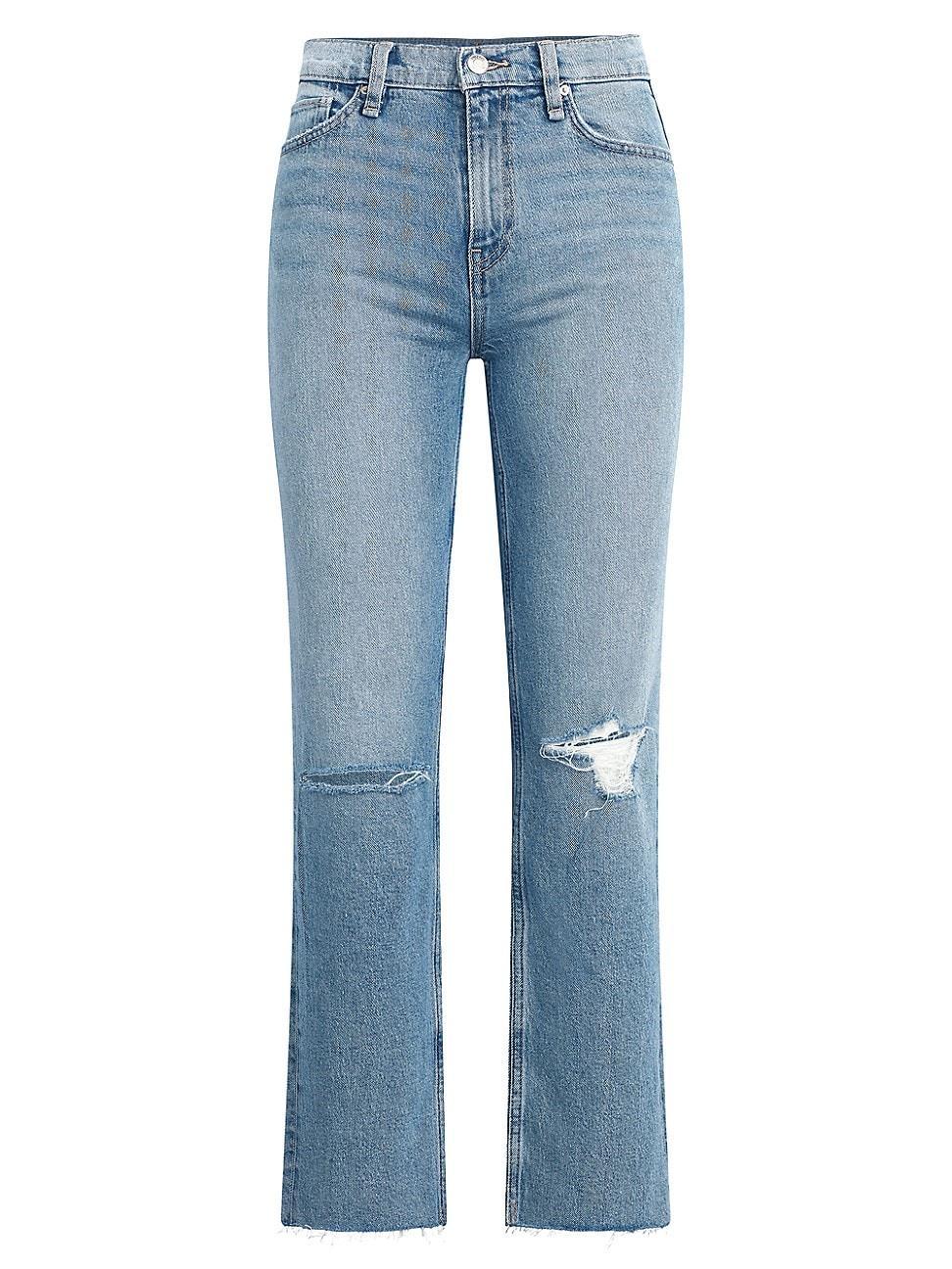 Womens Remi High-Rise Straight Ankle Jeans Product Image