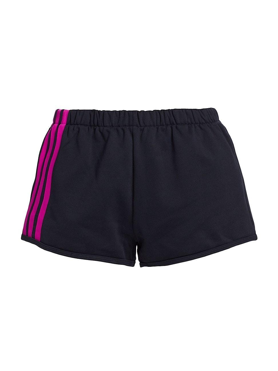 Womens Cotton Striped Lounge Shorts Product Image