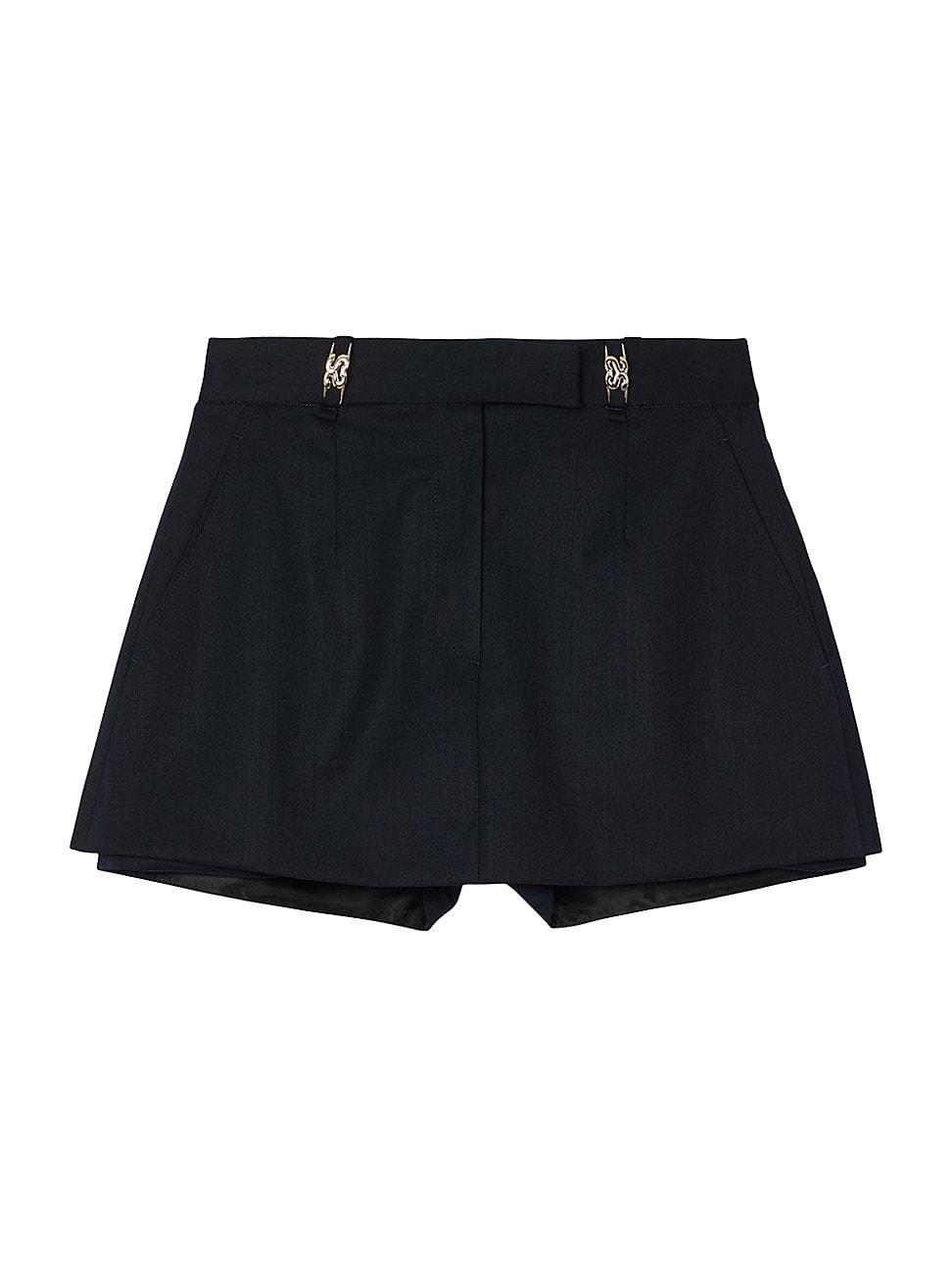 Womens Skort with Decorative Belt Loops Product Image