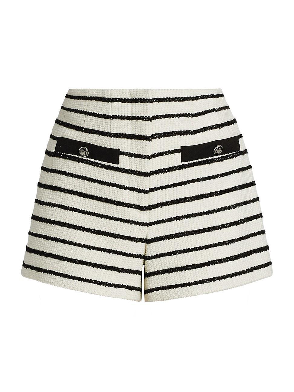 Womens Gershwin Striped Knit Shorts Product Image