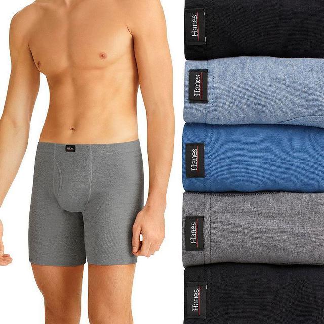 Mens Hanes 5-pack Ultimate ComfortFlex Boxer Briefs Product Image