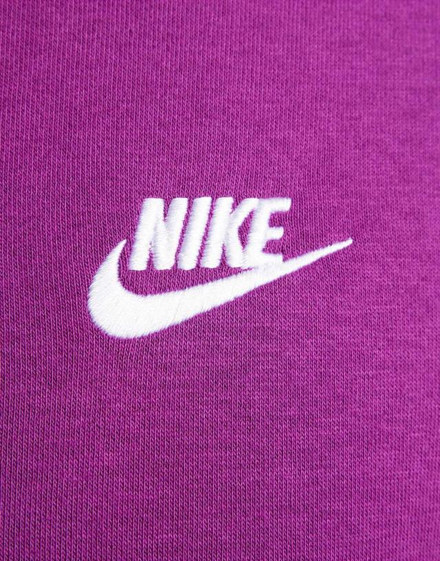 Nike Club unisex hoodie in viotech purple Product Image