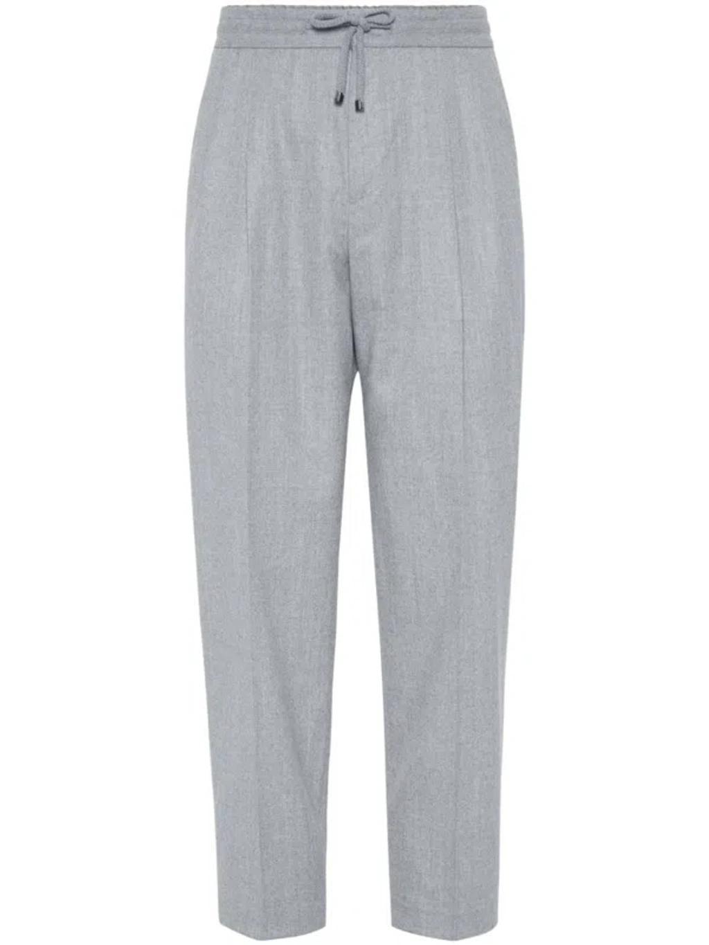 Men's Wool Coulisse Jogging Pants In Grey product image