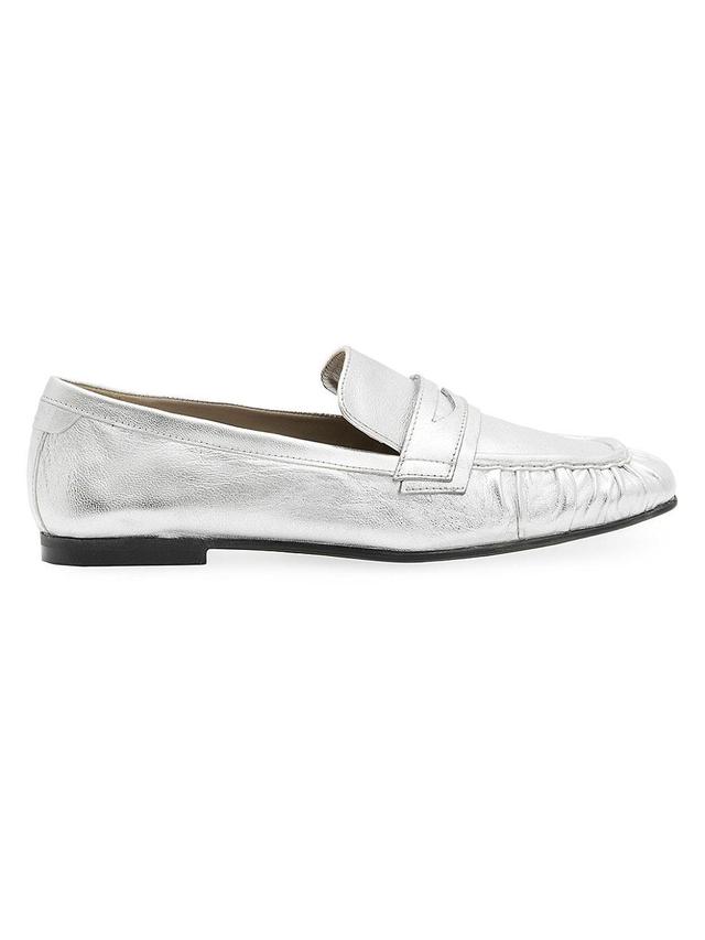 Allsaints Womens Sapphire Square Toe Loafers Product Image