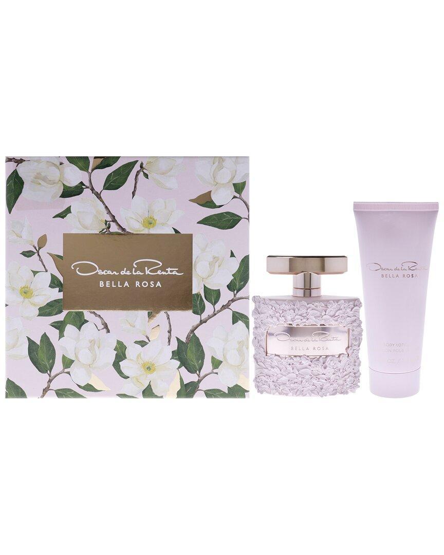 OSCAR DE LA RENTA Women's Bella Rosa Edp 2pc Gift Set In White Product Image