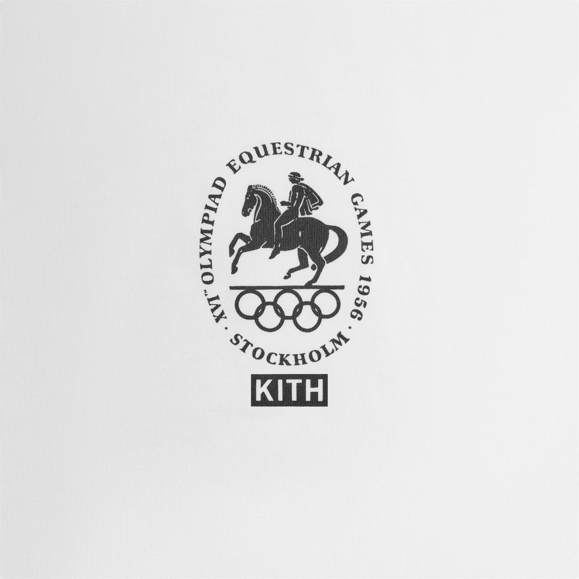 Kith for Olympics Heritage Stockholm 1956 Vintage Tee - White Male Product Image