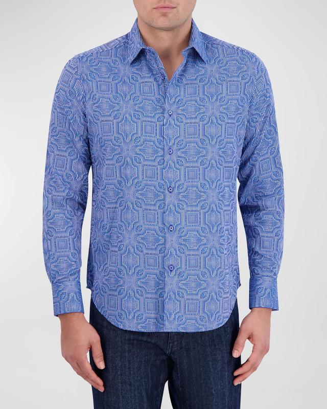 Mens Voyage Patterned Sport Shirt Product Image