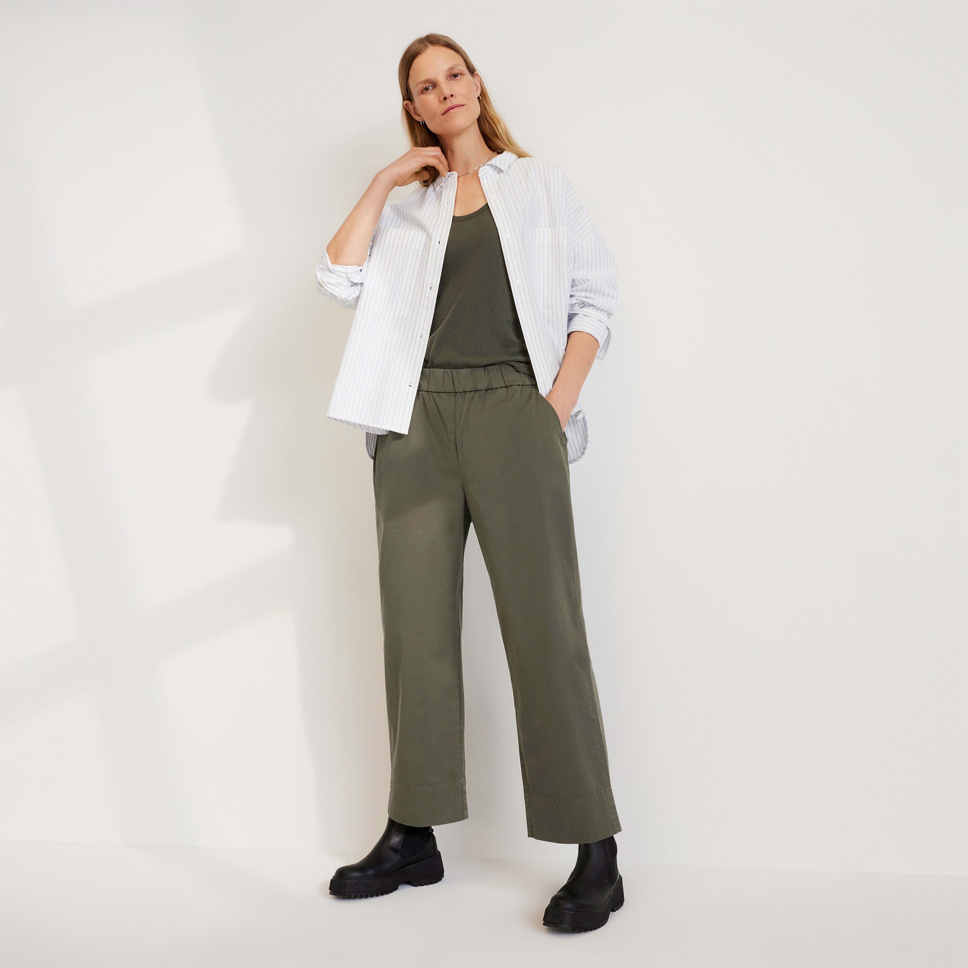 Womens Easy Pant by Everlane in Olive, Size XL Product Image