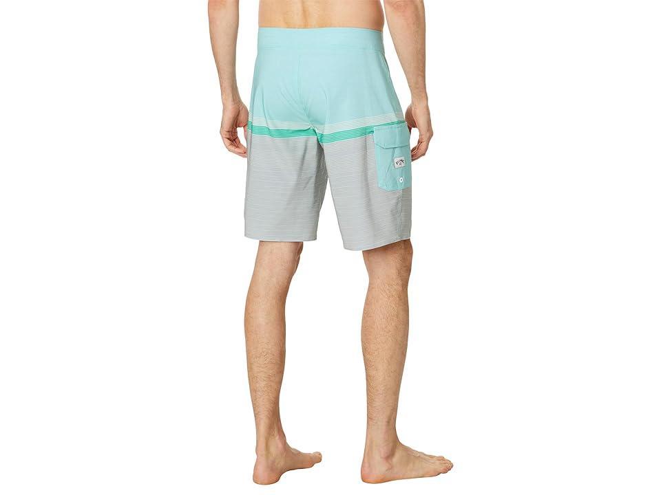 Billabong All Day Heather Stripe Pro 20 Boardshort (Aqua) Men's Swimwear Product Image