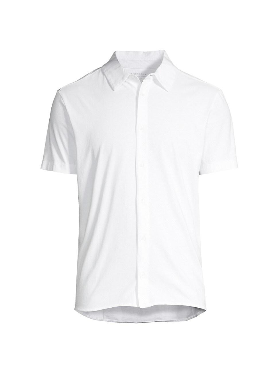 Mens Short-Sleeve Button-Up Shirt Product Image