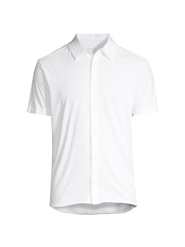 Mens Short-Sleeve Button-Up Shirt Product Image