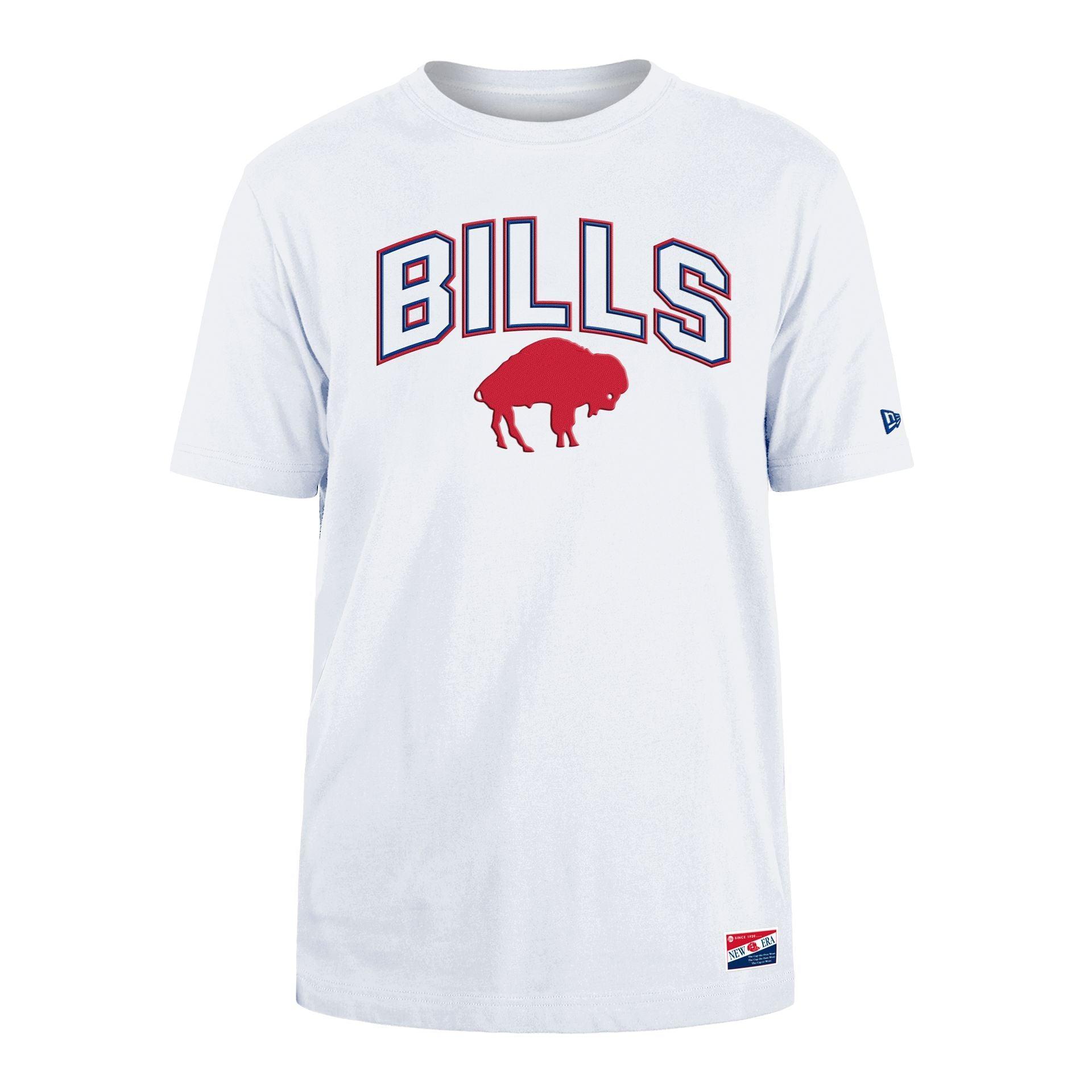 Buffalo Bills Throwback White T-Shirt Male Product Image