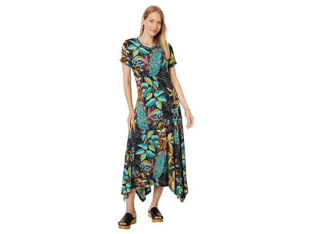 Johnny Was The Janie Favorite Asymmetric Knit Dress- Paon (Paon Print) Women's Dress Product Image