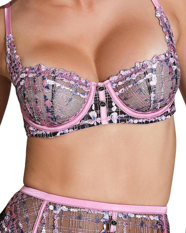 Womens Gabrielle Embroidery Balconette Bra Product Image