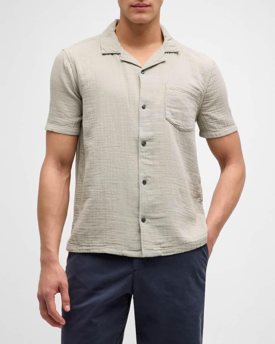 Mens Ellerton Textured Camp Shirt Product Image