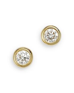 Womens Tiny Treasures 18K Yellow Gold & 0.51 TCW Diamond Stud Earrings Product Image