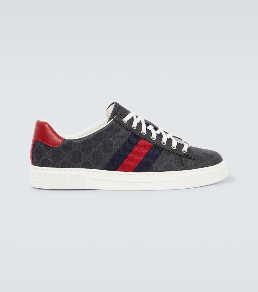 GUCCI Ace Herrensneaker Mit Web In Black Product Image