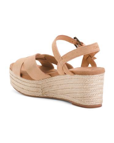 Suede Espadrille Wedge Sandals for Women product image