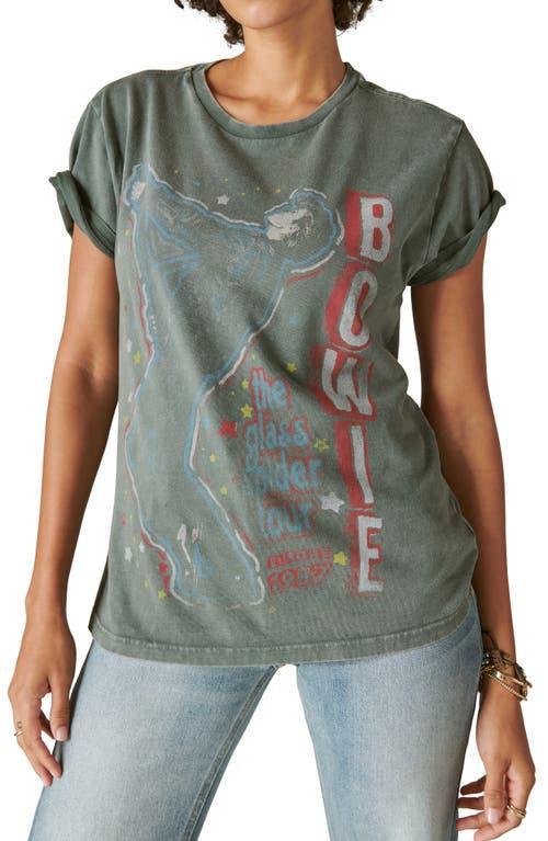 Lucky Brand Bowie Glass Spider Oversize Graphic T-Shirt product image