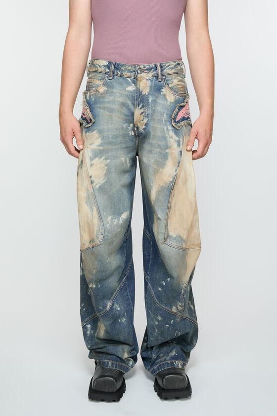 Loose fit denim trousers Product Image