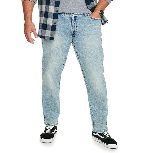 Big & Tall Sonoma Goods For Life Straight-Leg Flexwear Jeans, Mens Medium Blue Product Image