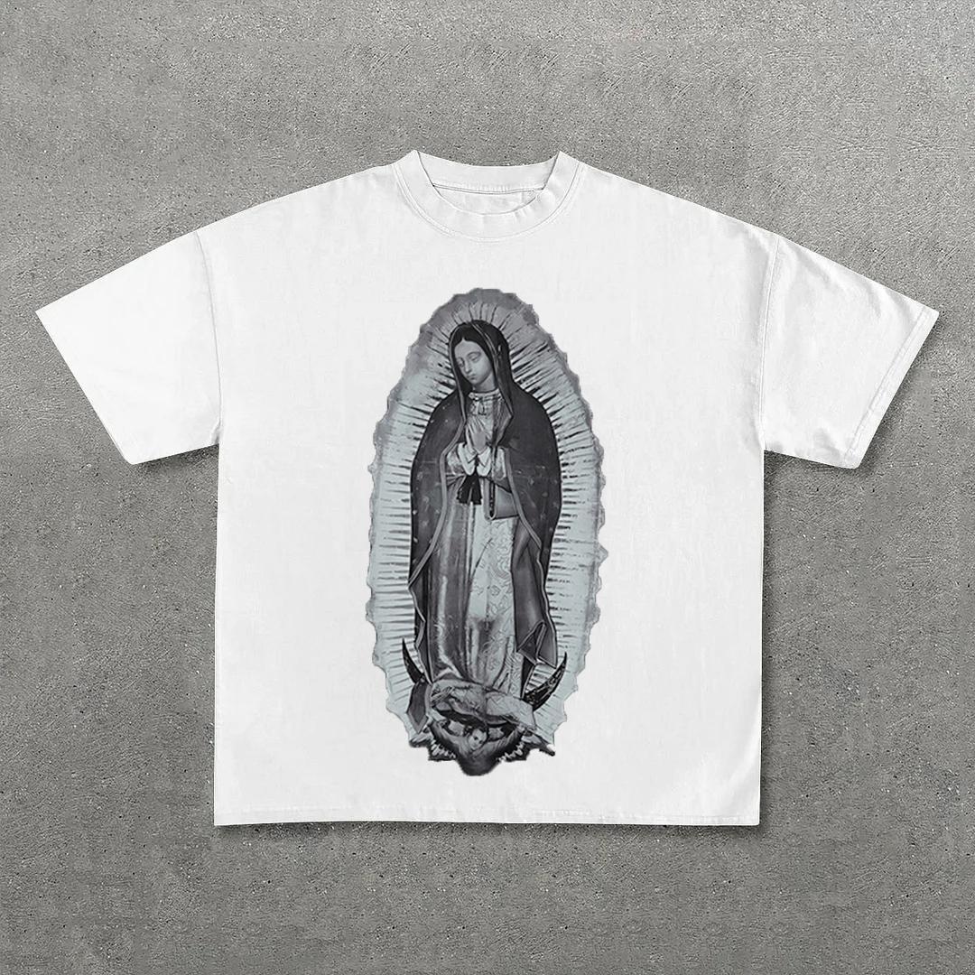 Sopula Our Lady Of Guadalupe Cotton Short Sleeve T-Shirt Product Image