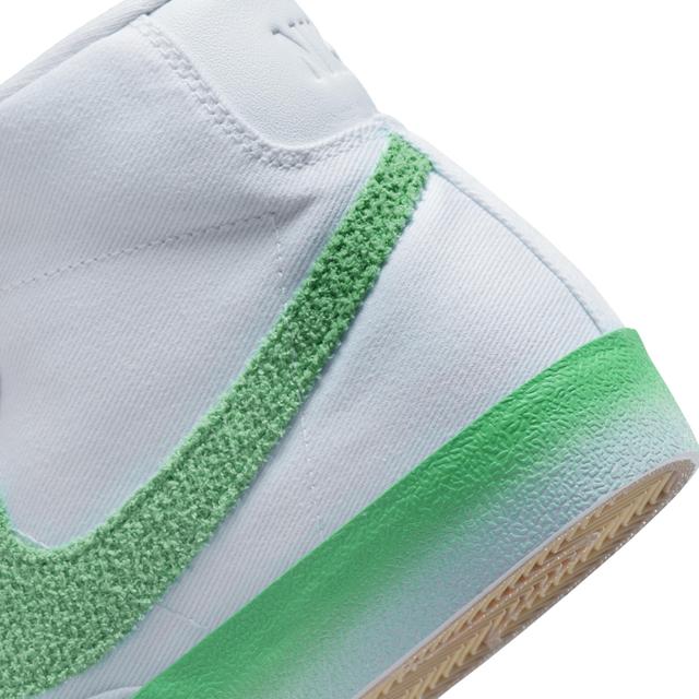 Nike Womens Nike Blazer Mid 77 - Womens Shoes Green/White Product Image