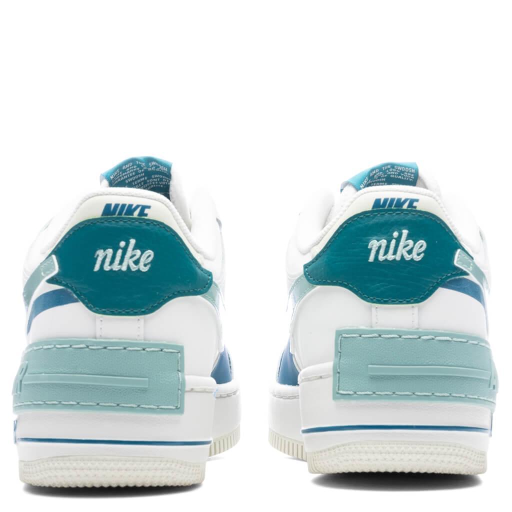 Women's AF1 Shadow - Summit White/Mineral/Industrial Blue Female Product Image