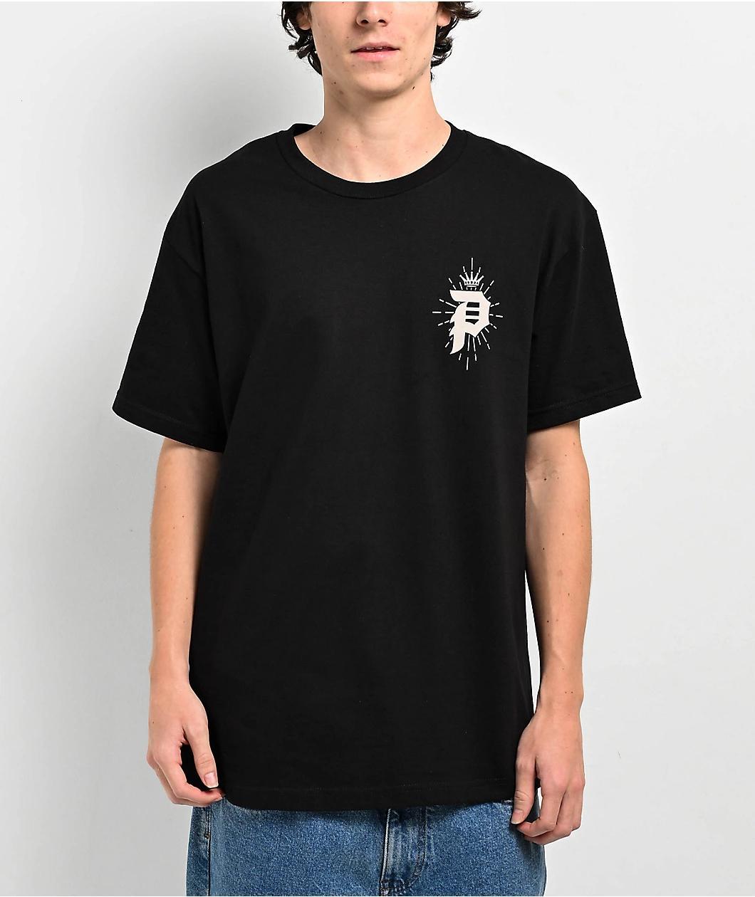 Primitive Blessed Black T-Shirt Product Image