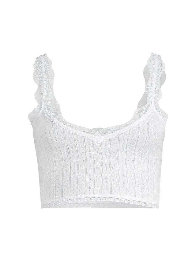 Womens Colette Cropped Tank Top Product Image